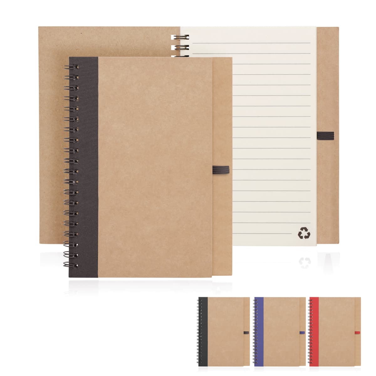 Eco Notebook Recycled Paper Spiral Bound