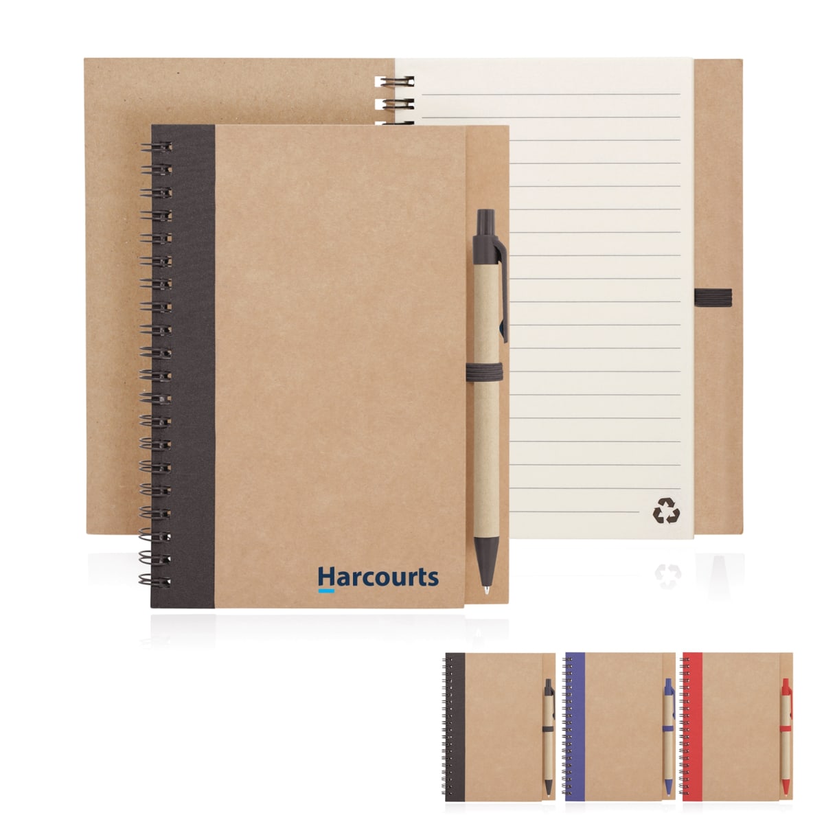 Eco Notebook Recycled Paper Spiral Bound with Z244