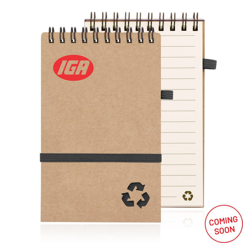 Eco Notepad Recycled Paper Spiral Bound