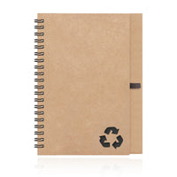 Eco Notebook Recycled Paper Spiral Bound