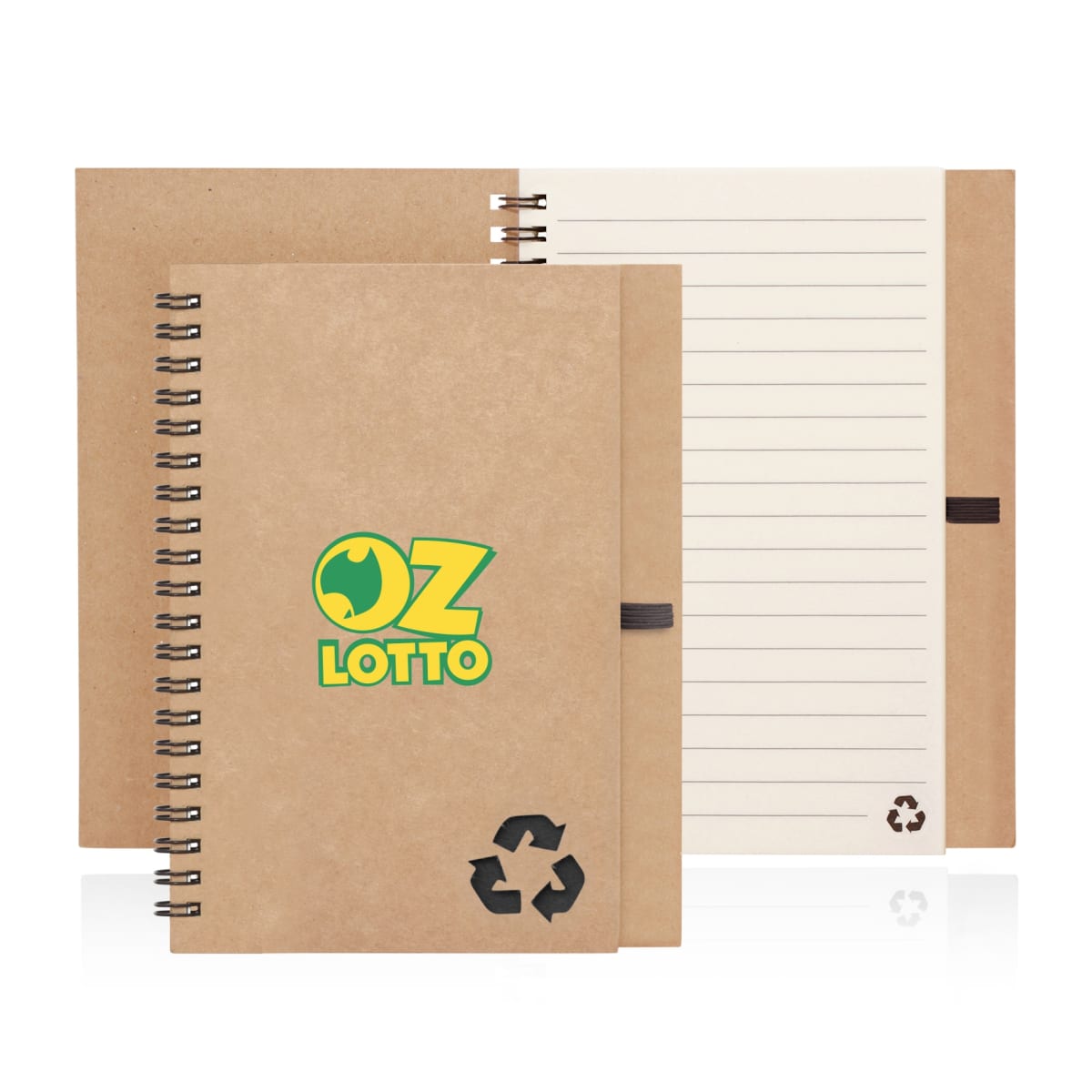 Eco Notebook Recycled Paper Spiral Bound