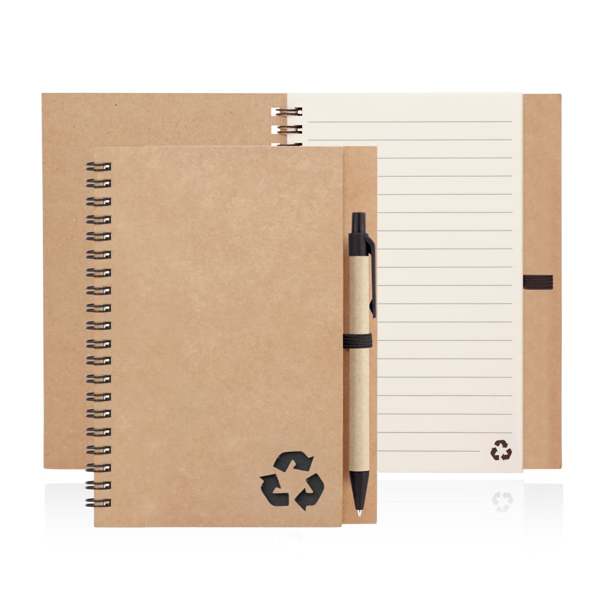 Eco Notebook Recycled Paper Spiral Bound with Z244