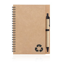 Eco Notebook Recycled Paper Spiral Bound with Z244