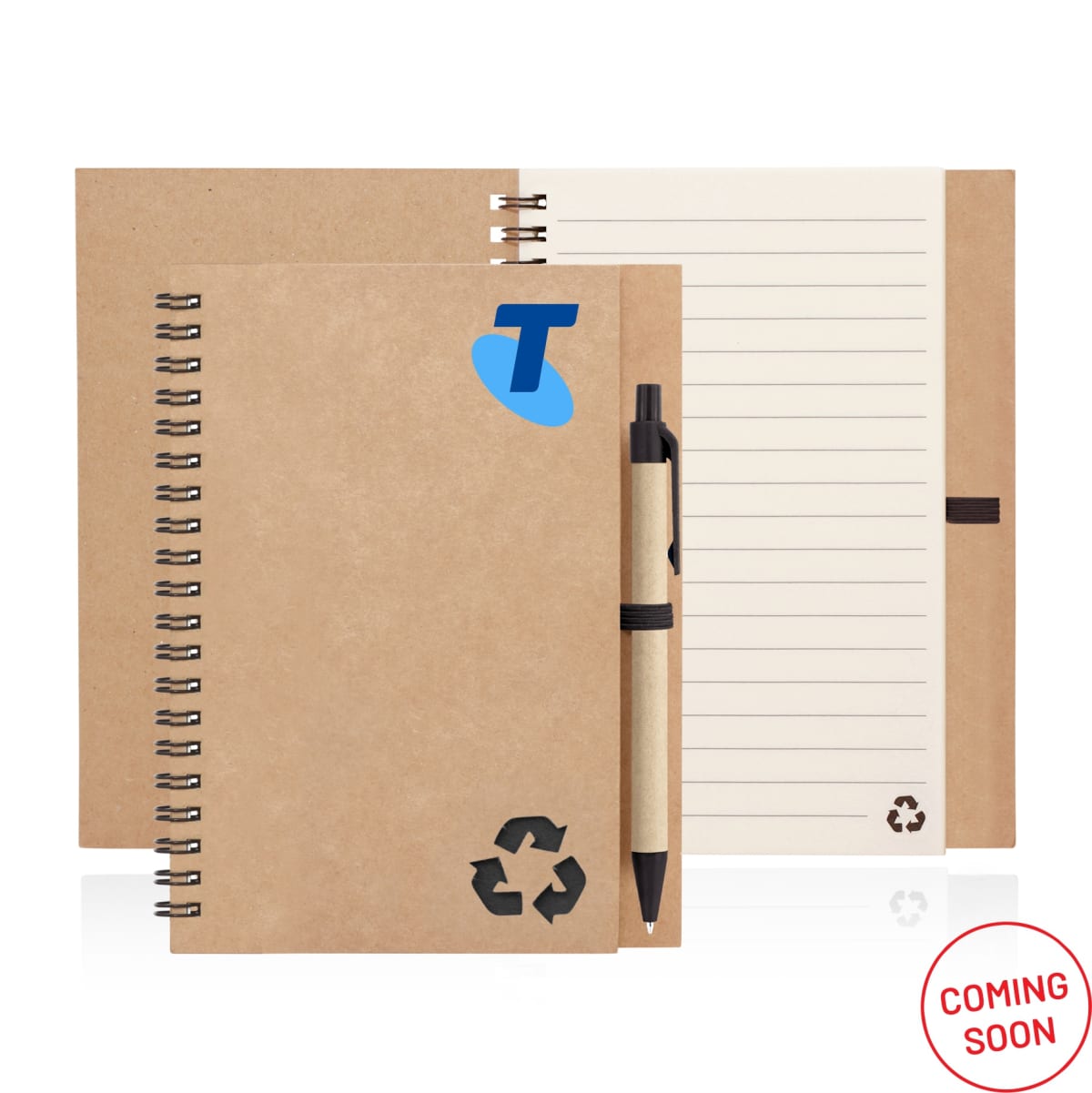 Eco Notebook Recycled Paper Spiral Bound with Z244