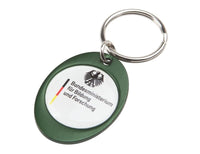 Rainbow Keyring (30x40mm oval) - Indent