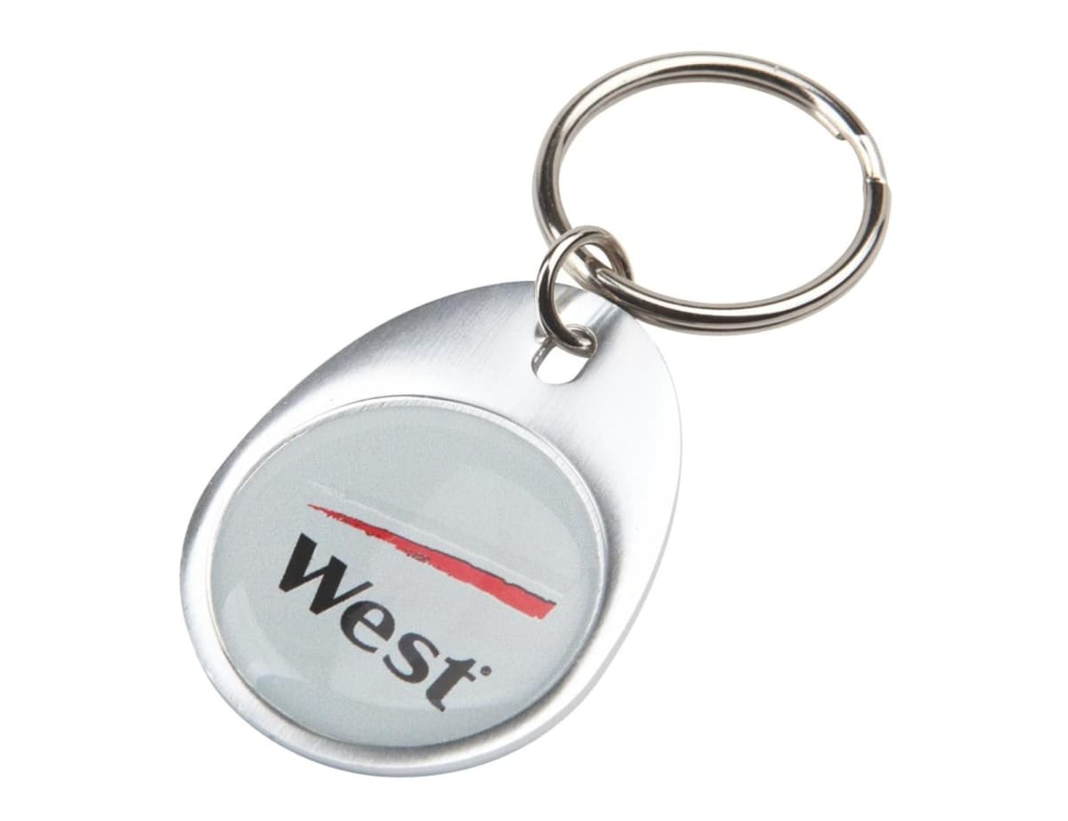 Rainbow Keyring (30x40mm egg) - Indent