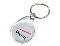 Rainbow Keyring (30x40mm egg) - Indent