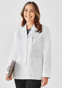 Womens Hope Cropped Lab Coat