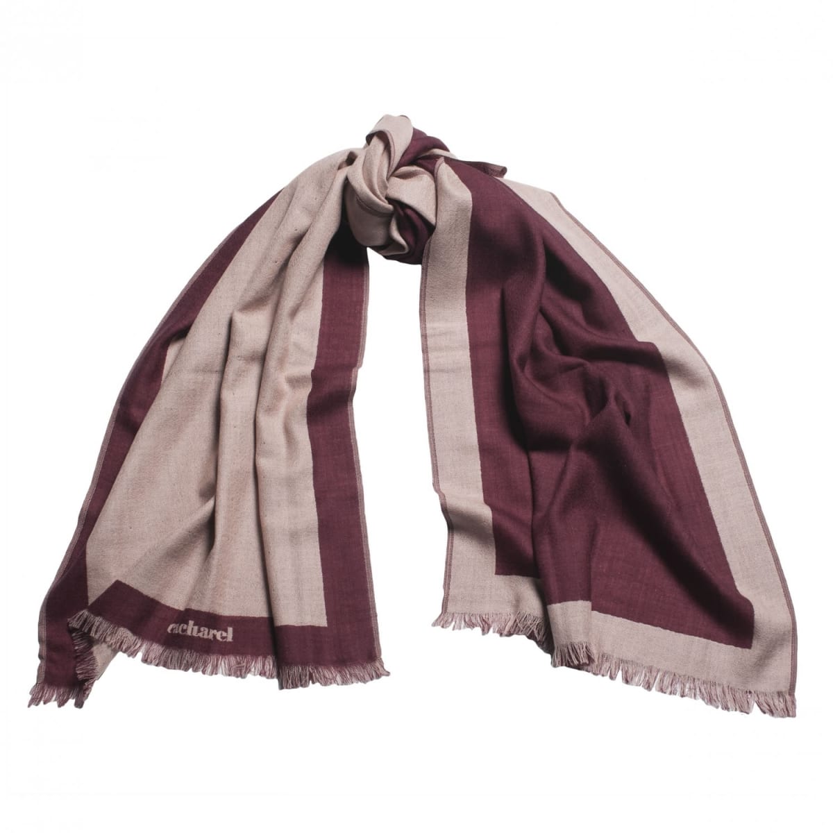 Scarf Bird Bordeaux