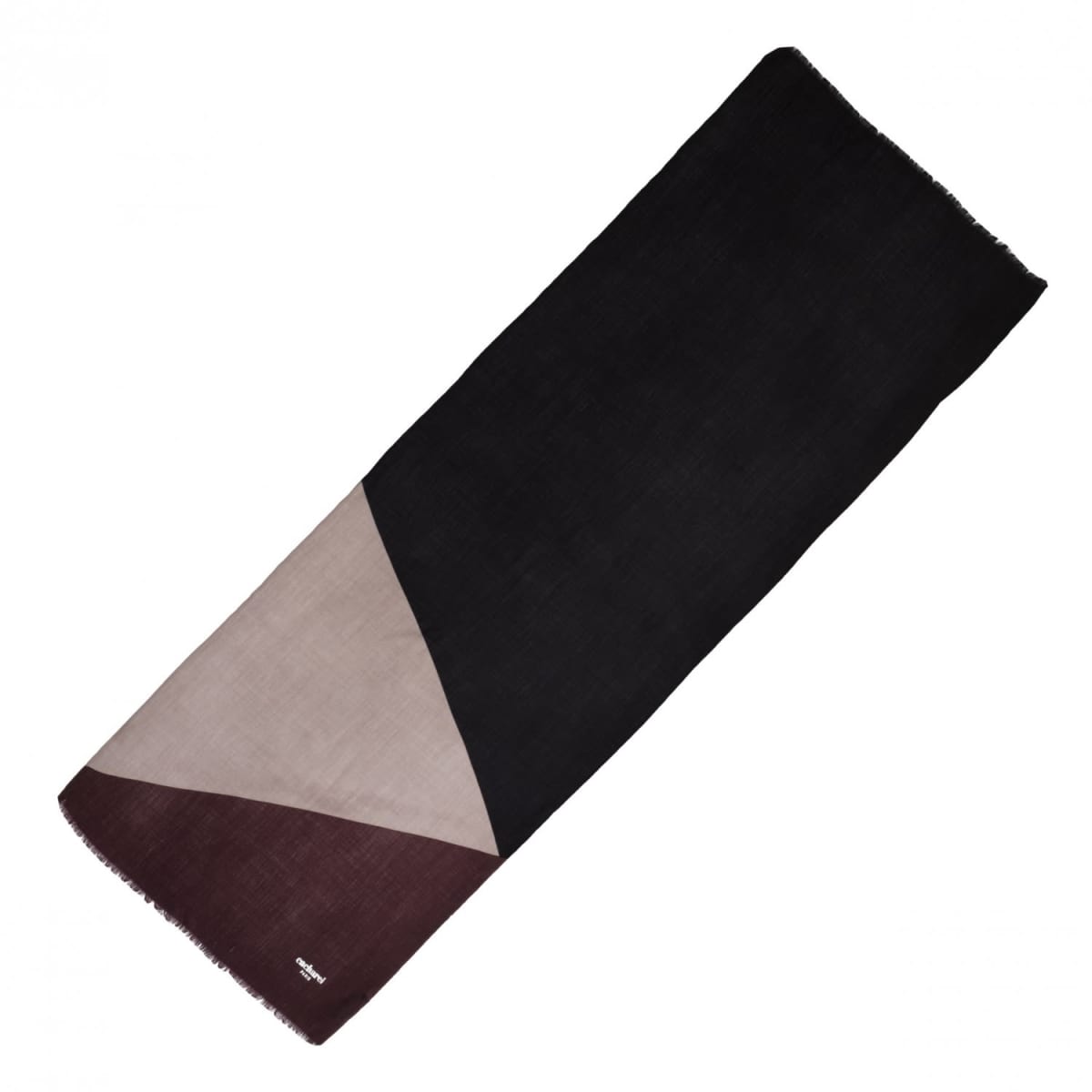 Scarf Beaubourg Burgundy & Grey