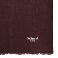 Scarf Beaubourg Burgundy & Grey