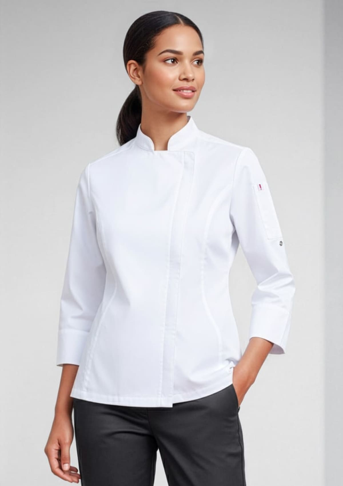 Womens Alfresco Long Sleeve Chef Jacket