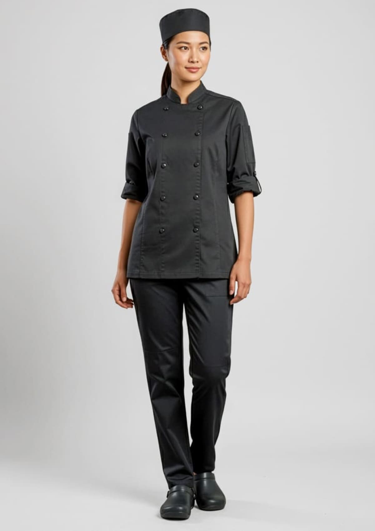 Womens Gusto Long Sleeve Chef Jacket