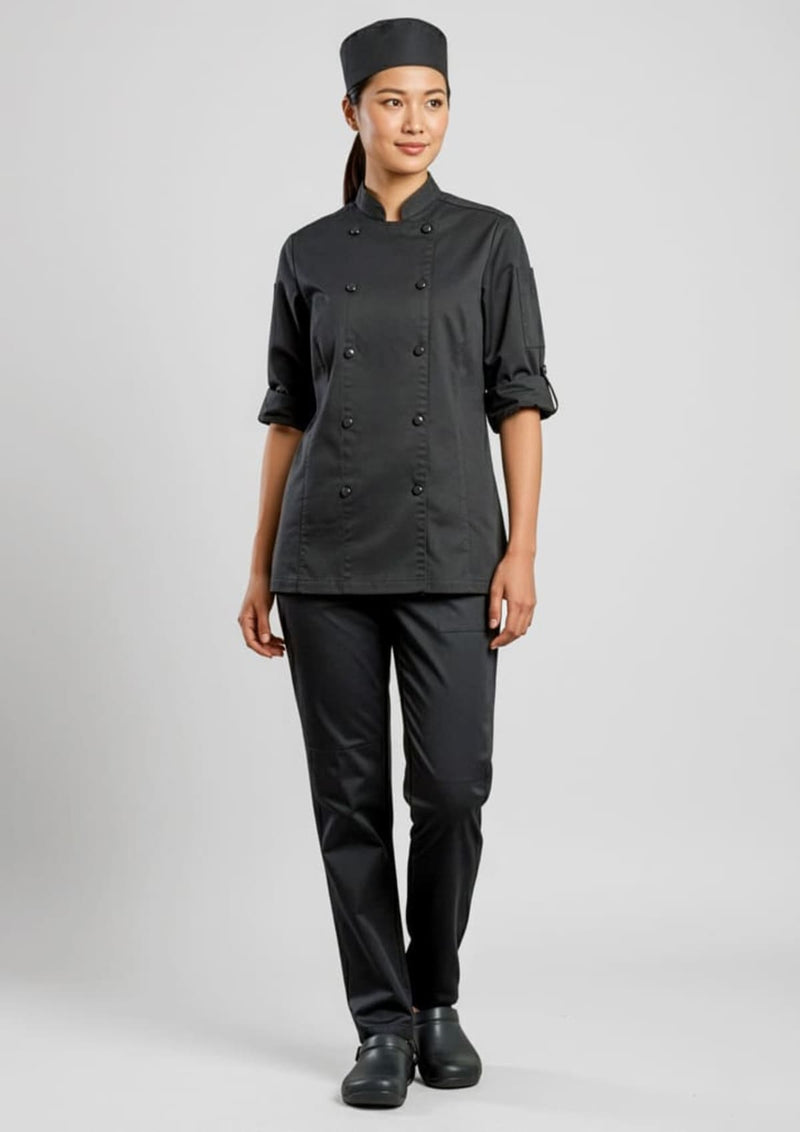 Womens Gusto Long Sleeve Chef Jacket