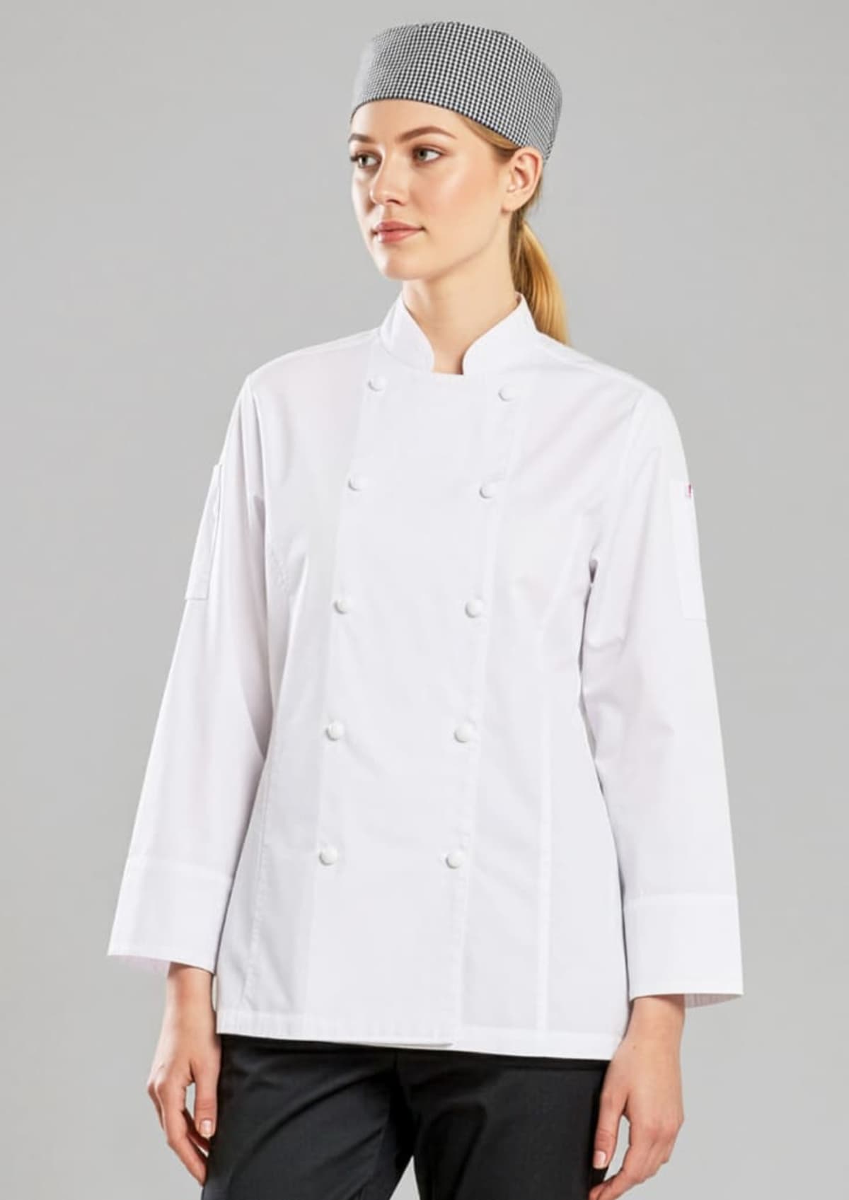 Womens Gusto Long Sleeve Chef Jacket