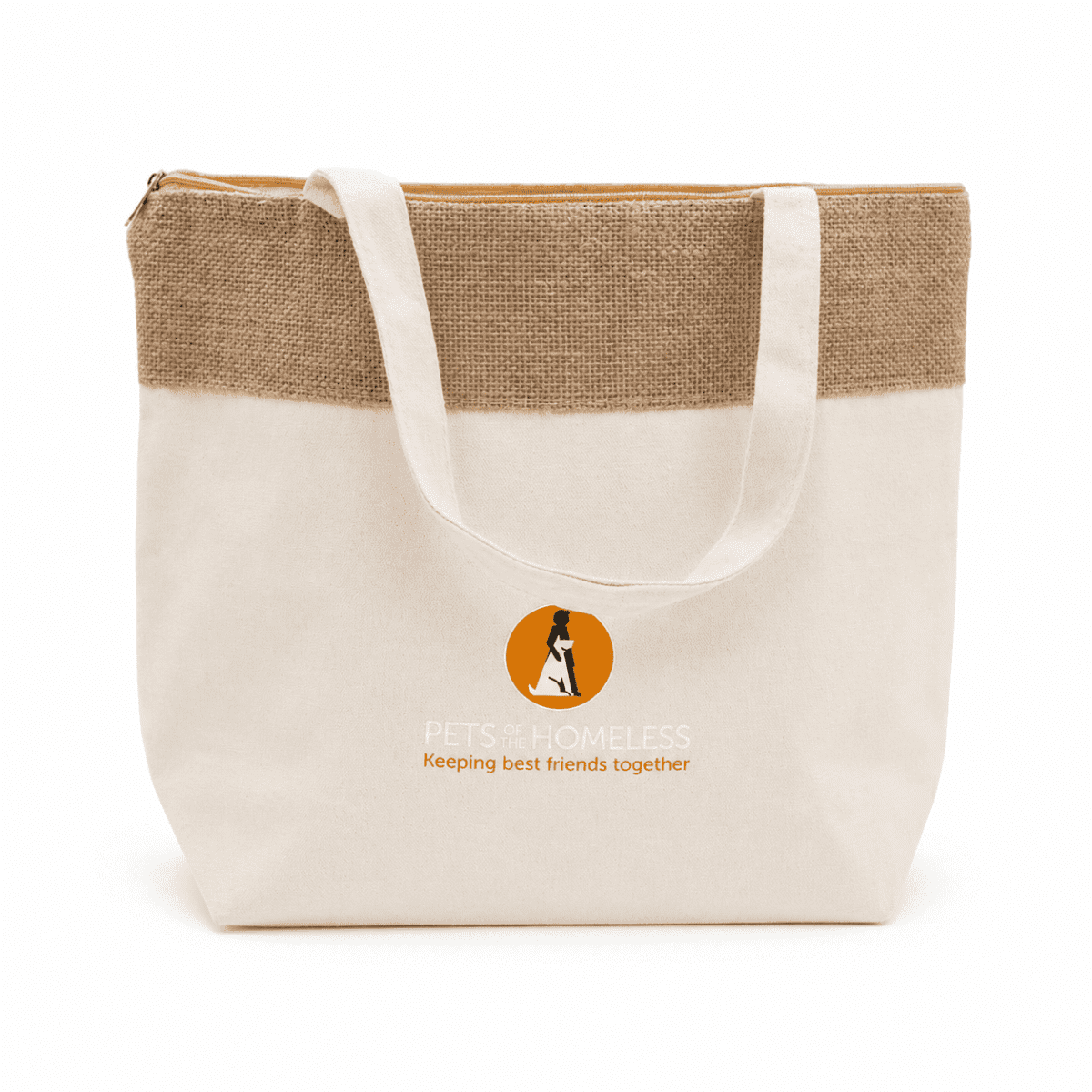 The Brooke Jute and Cotton Cooler Bag