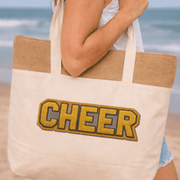 The Brooke Jute and Cotton Cooler Bag