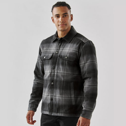 Men's Highland Sherpa Lined Plaid Jacket