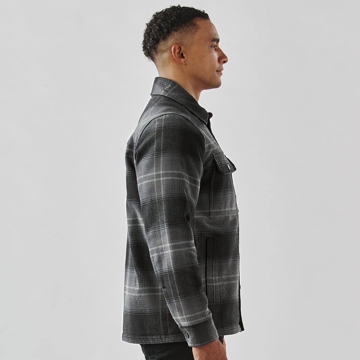 Men's Highland Sherpa Lined Plaid Jacket