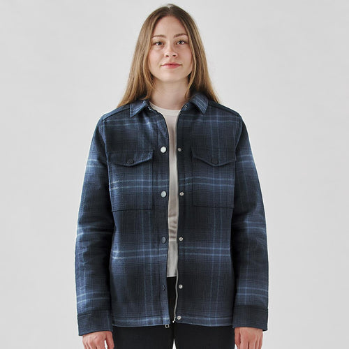 Women's Highland Sherpa Lined Plaid Jacket