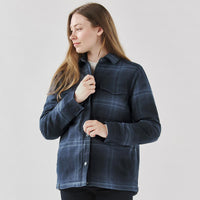 Women's Highland Sherpa Lined Plaid Jacket