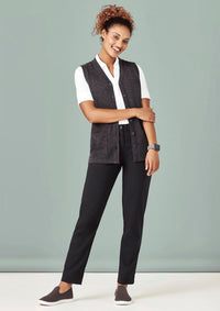 Womens Button Front Knit Vest