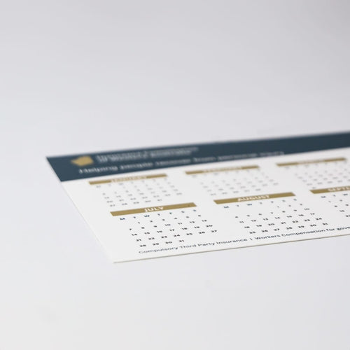 Magnetic Tab Calendar