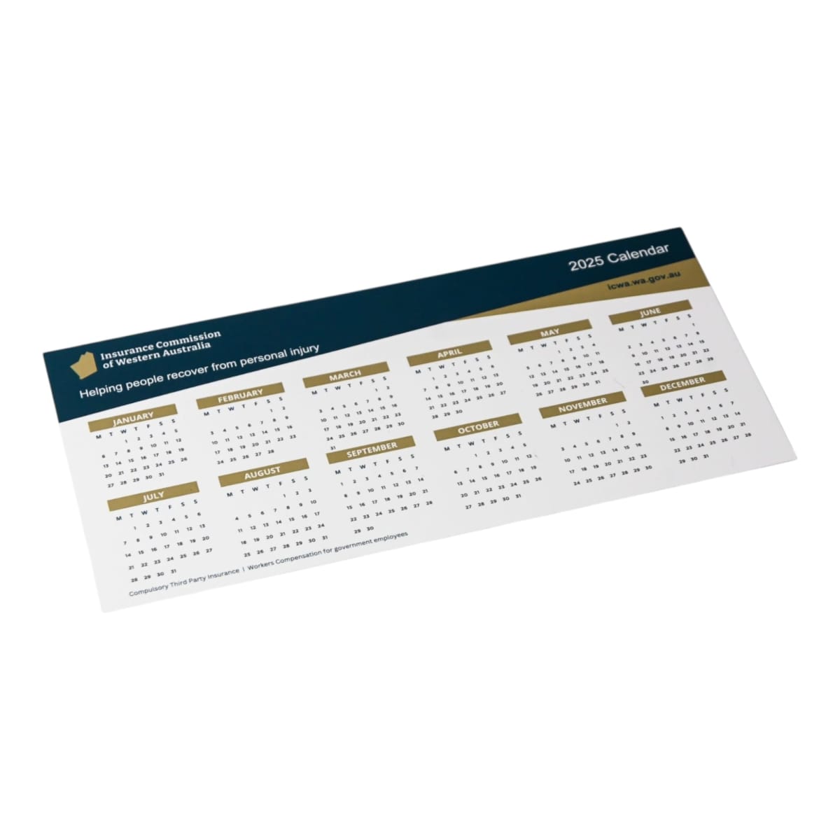 Magnetic Tab Calendar
