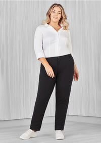 Womens Comfort Waist Straight Leg Pant