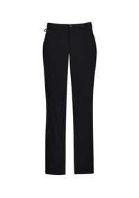 Mens Comfort Waist Flat Front Pant