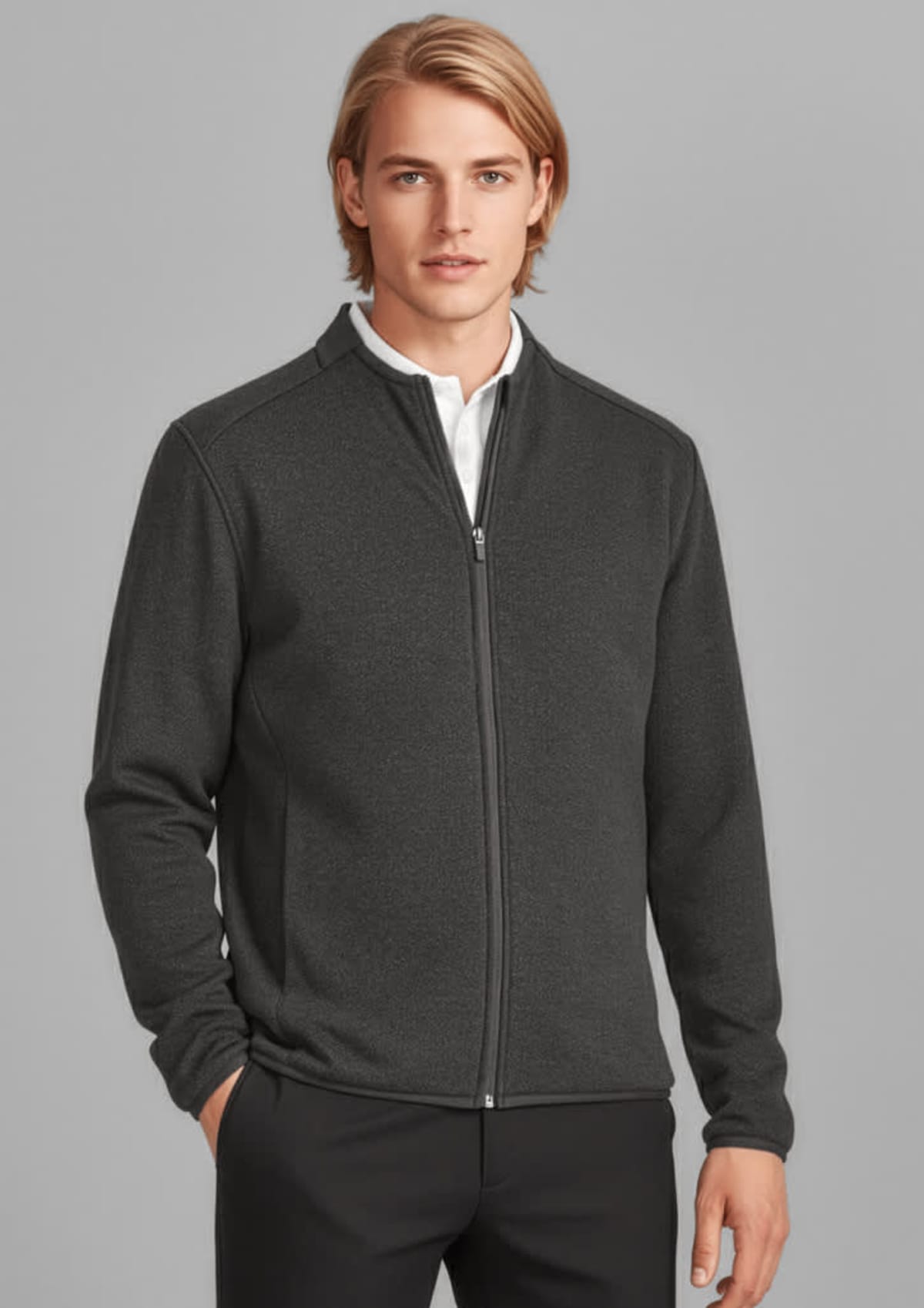 Mens Nova Zip Front Jumper