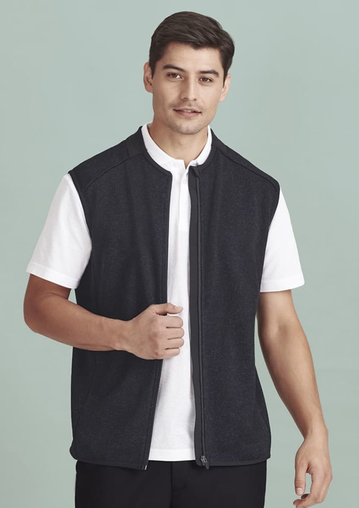 Mens Nova Zip Front Vest