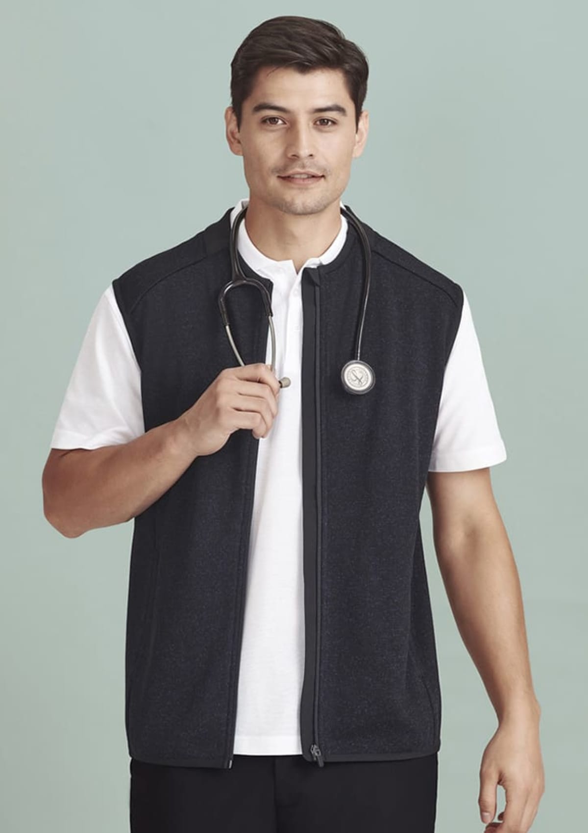 Mens Nova Zip Front Vest
