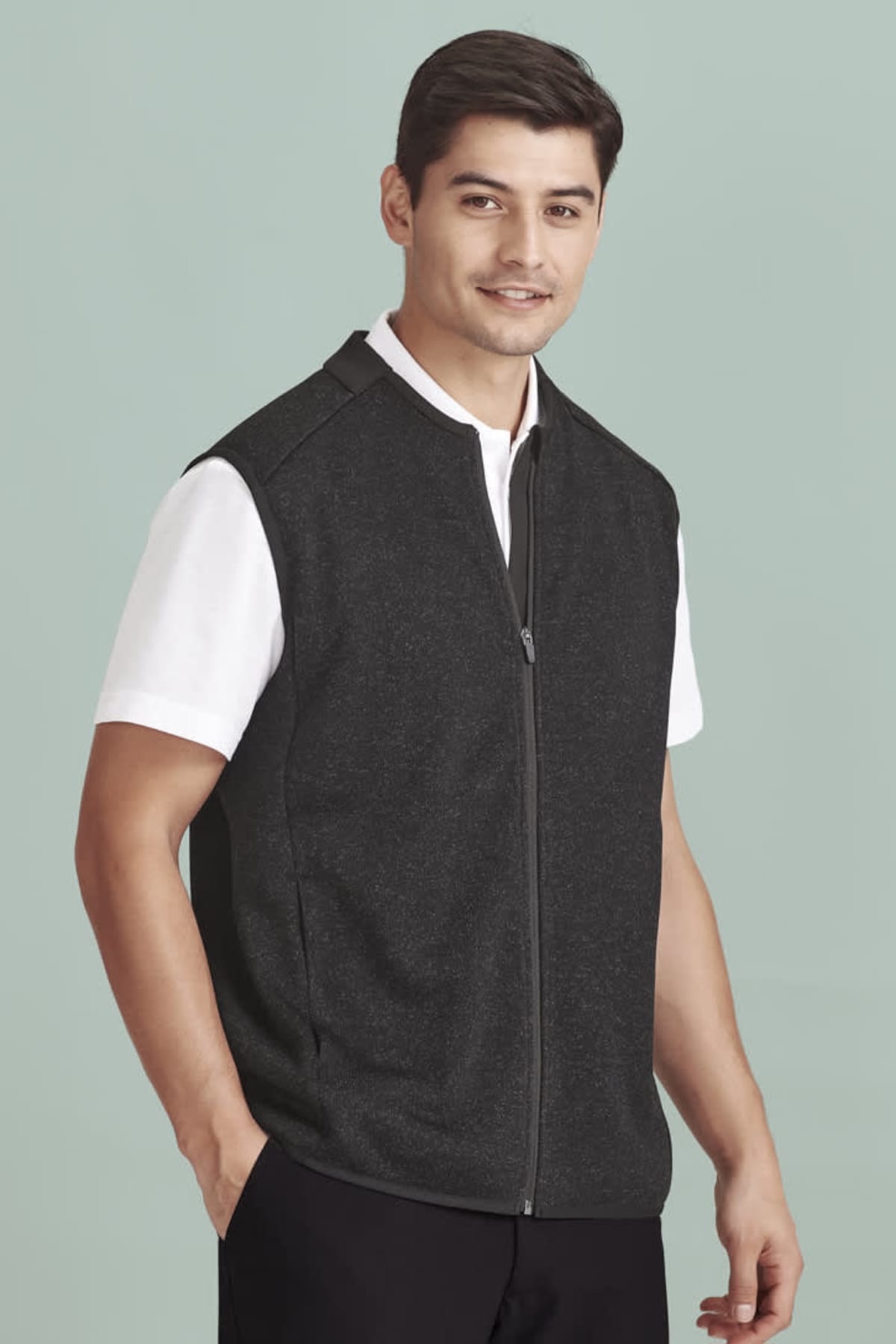 Mens Nova Zip Front Vest