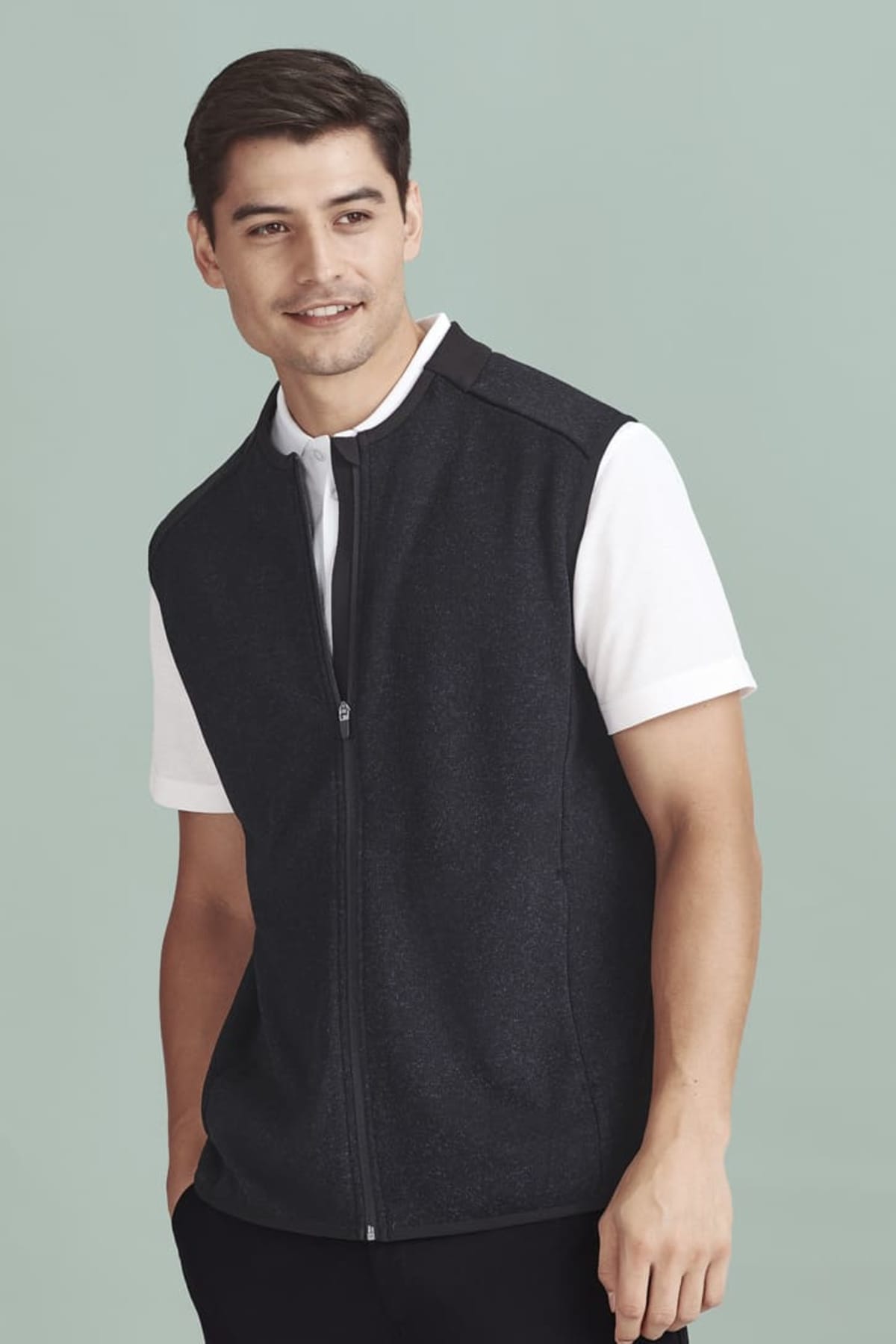 Mens Nova Zip Front Vest