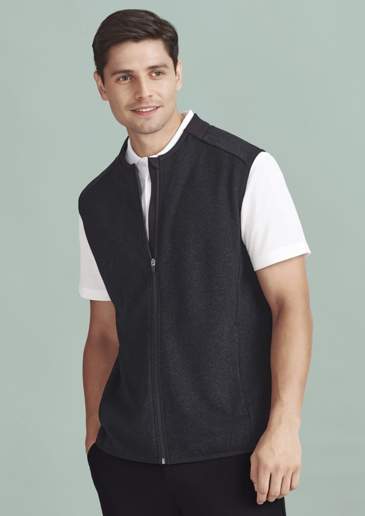 Mens Nova Zip Front Vest