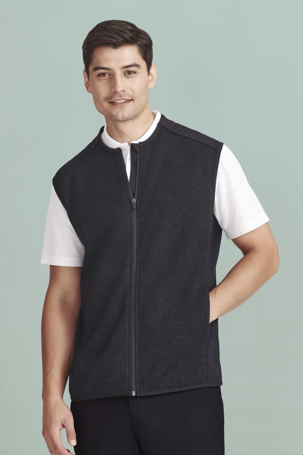 Mens Nova Zip Front Vest