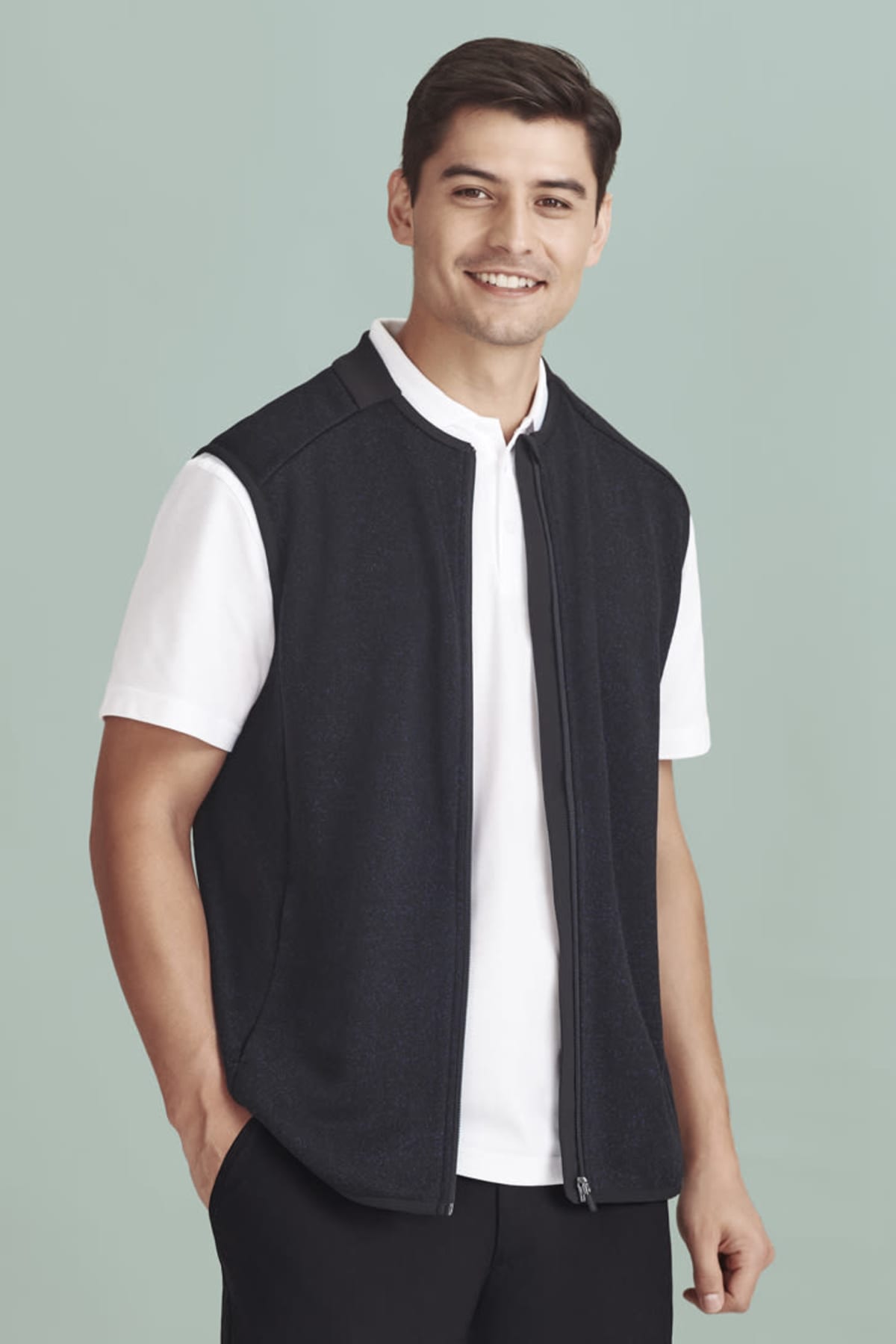 Mens Nova Zip Front Vest
