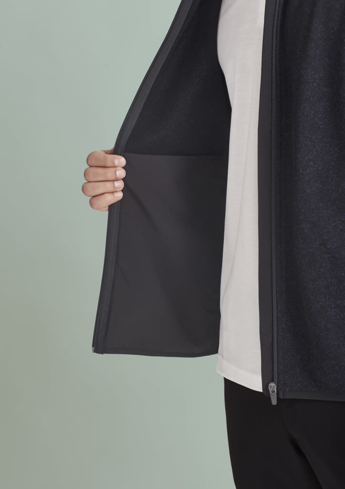 Mens Nova Zip Front Vest