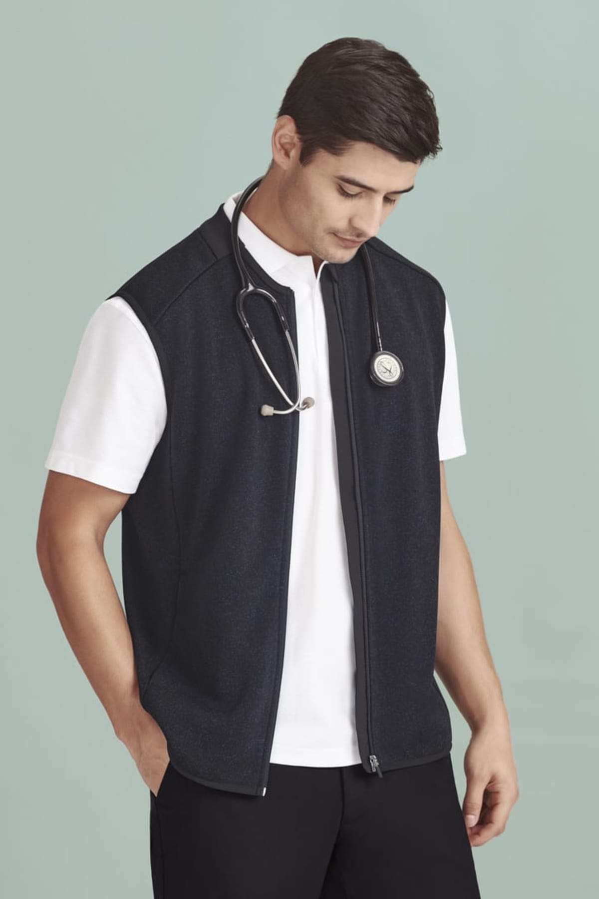 Mens Nova Zip Front Vest