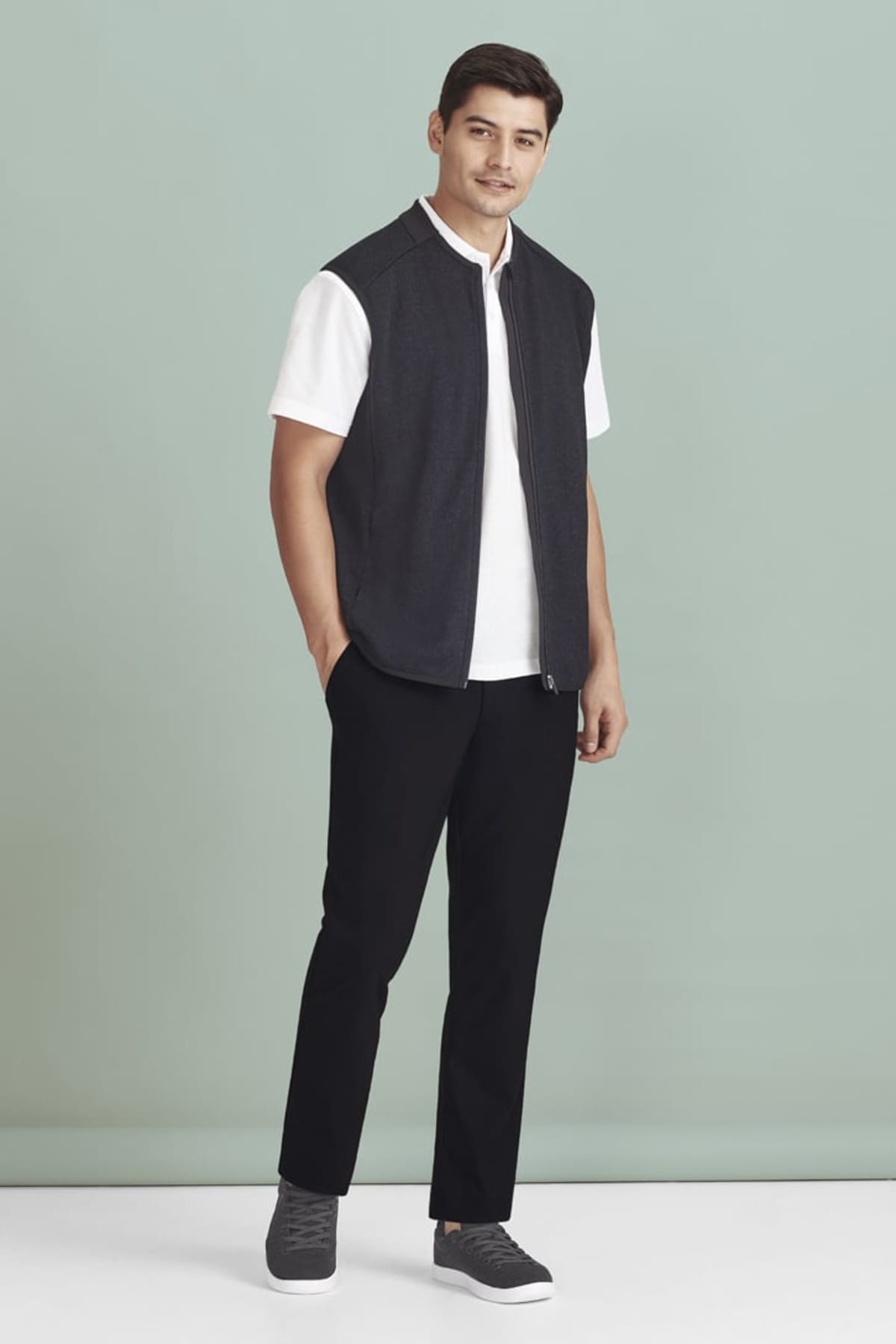 Mens Nova Zip Front Vest