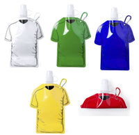 Drink bottle 470ml foldable PE material T Shirt design