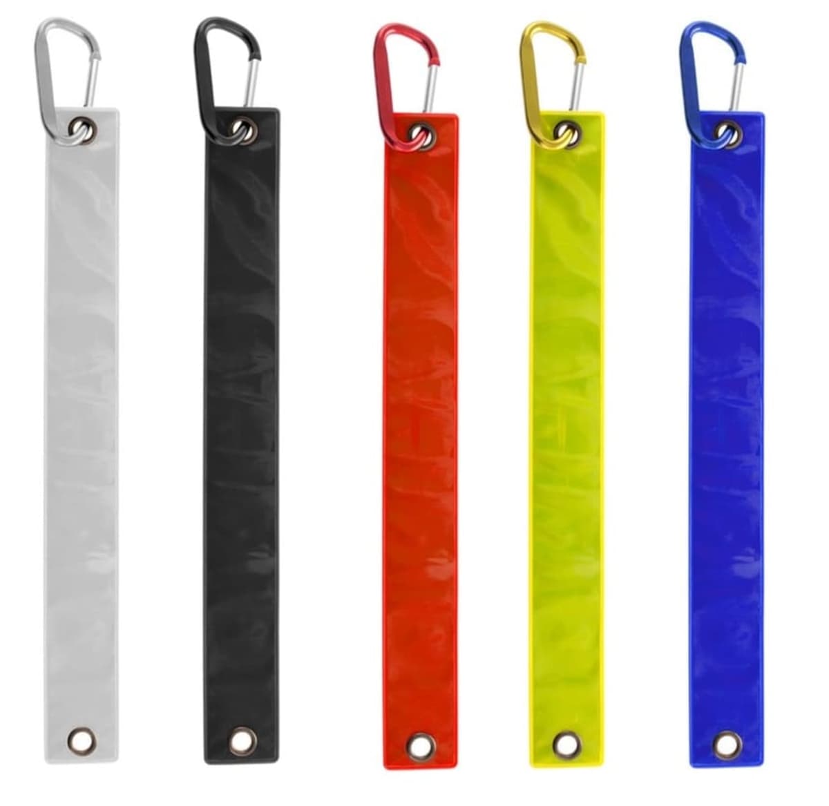 Keyring strap with Carabiner HI VIS reflective