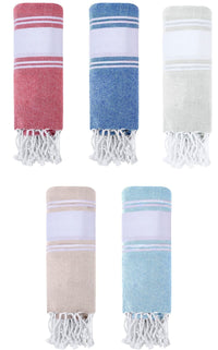 Towel Pareo in Recycled cotton - Lainen