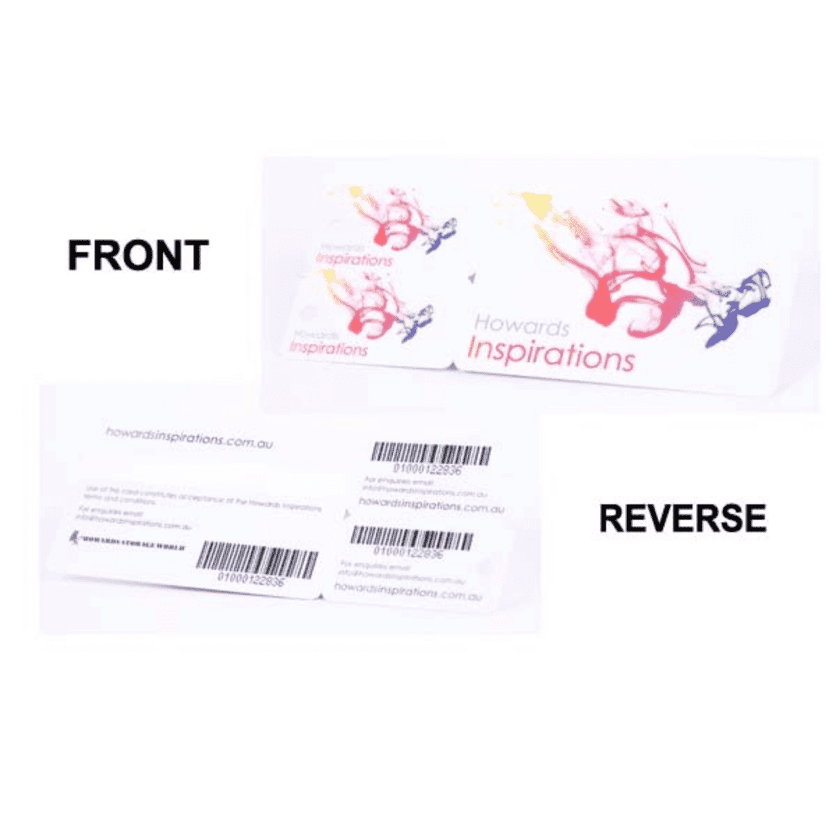 PVC Loyalty Card with 2 x Key Tags