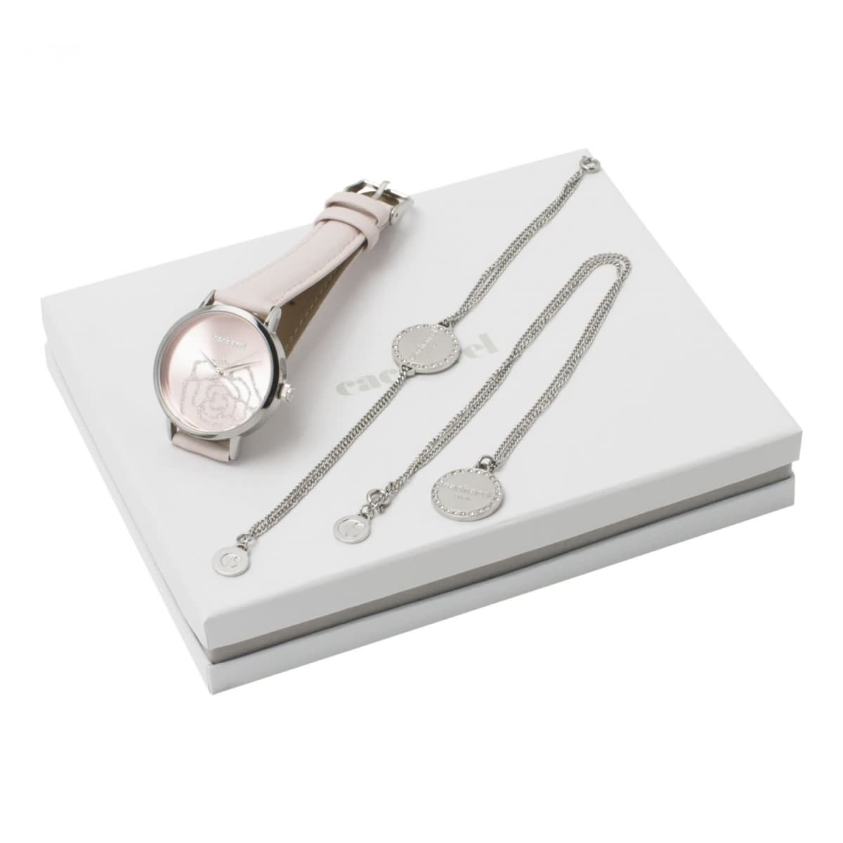 Set Cacharel (watch, bracelet & necklace)