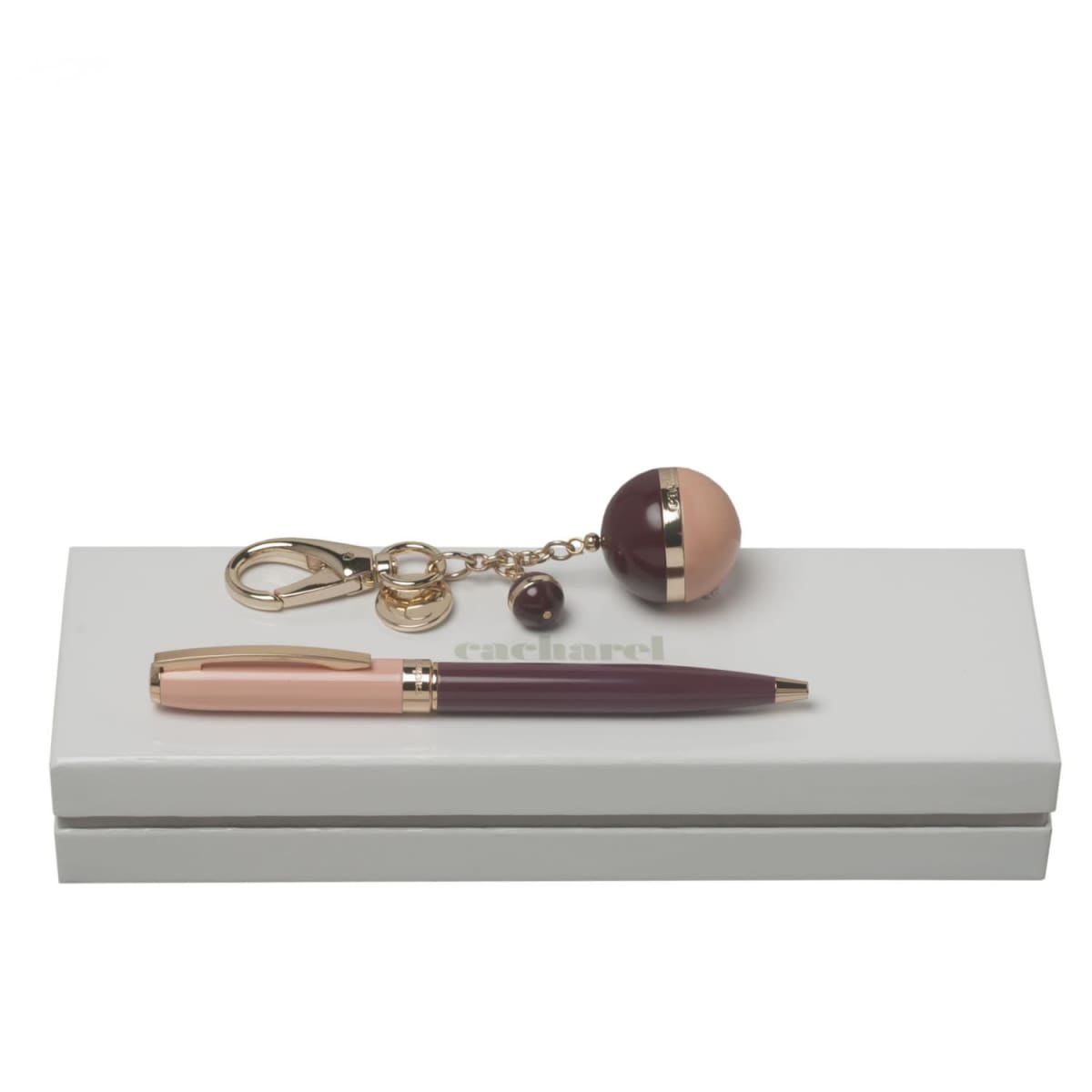 Set Bird Bordeaux (ballpoint pen & key ring)