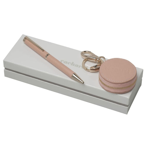Set Bagatelle Rose (ballpoint pen & key ring)