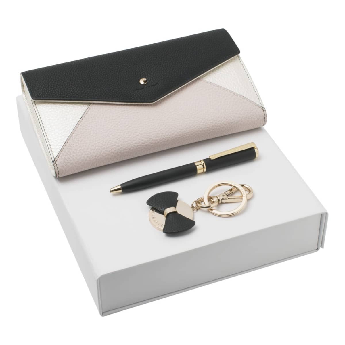 Set Beaubourg (ballpoint pen, key ring & lady purse)