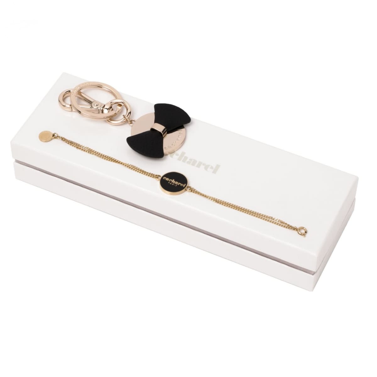 Set Beaubourg Black (key ring & bracelet)